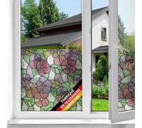 d-c-fix film fenêtre anti regard électrostatique Lisboa Avertisseur sonore 45 cm x 1,5 m - opaque adhésif et décoratif brise-vue cache occultant pour vitre, vitrage, douche