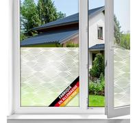 d-c-fix film pour une fenêtre de adhésif Charis 45 x 150 cm film décoratif statique motif géométrique effet dépoli opaque avec protection UV pour une fenêtre