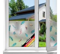 d-c-fix film fenêtre anti regard électrostatique premium Finja 45 cm x 1,5 m - opaque adhésif et décoratif brise-vue cache occultant pour vitre, vitrage, douche