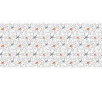 d-c-fix nappe de table toile cirée en plastique sans PVC Mer Starlettes - anti-tache - linge enduite pour intérieur et extérieur - 140 cm rond