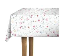 d-c-fix nappe de table toile cirée Manhattan Bella crème - anti-tache en plastique PVC - linge enduite pour intérieur et extérieur - 150 cm rond