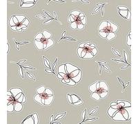 d-c-fix nappe de table toile cirée Manhattan Fiorra - anti-tache en plastique PVC - linge enduite pour intérieur et extérieur - 150 cm rond