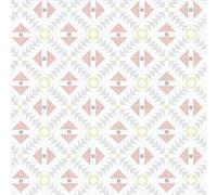 d-c-fix nappe de table toile cirée Manhattan Folkie mangue - anti-tache en plastique PVC - linge enduite pour intérieur et extérieur - 150 cm rond