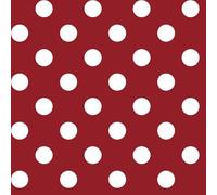 d-c-fix nappe de table toile cirée Manhattan Venita rouge - anti-tache en plastique PVC - linge enduite pour intérieur et extérieur - 150 cm x 250 cm ovale