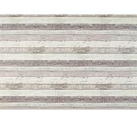 d-c-fix nappe de table toile cirée Manhattan Yvonne nature - anti-tache en plastique PVC - linge enduite pour intérieur et extérieur - 150 cm rond