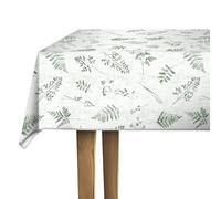 d-c-fix nappe de table toile cirée Monte Carlo Meadowia vert - anti-tache en plastique PVC - linge enduite pour intérieur et extérieur - 150 cm rond