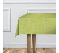 d-c-fix nappe de table toile cirée Monte Carlo Sharon citron vert - anti-tache en plastique PVC - linge enduite pour intérieur et extérieur - 150 cm rond