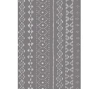 d-c-Fix Nappe Toile cirée rectangulaire Berberia Grey 140 x 180 cm - Nappe imperméable et Anti Tache Style Vintage pour Table de Cuisine, Salle à Manger ou Jardin - Contact Alimentaire