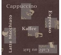 d-c-Fix Nappe Toile cirée rectangulaire Cappuccino Chocolat 110 cm x 140 cm