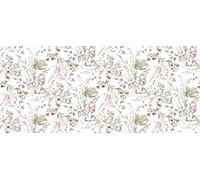 d-c-fix nappe toile cirée rectangulaire Chuchoter Fleur 140 cm x 180 cm eckig - nappe imperméable et anti tache style vintage pour table de cuisine, salle à manger ou jardin - contact alimentaire