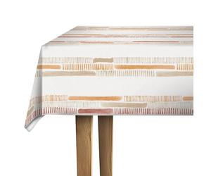 d-c-fix nappe toile cirée rectangulaire Dalinia arabesque 140 cm x 110 cm | eckig - nappe imperméable et anti tache style vintage pour table de cuisine, salle à manger ou jardin - contact alimentaire