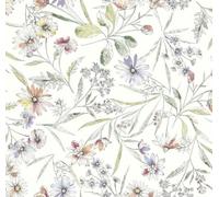d-c-fix nappe toile cirée rectangulaire Lindsay 140 cm x 180 cm eckig - nappe imperméable et anti tache style vintage pour table de cuisine, salle à manger ou jardin - contact alimentaire