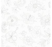 d-c-fix nappe toile cirée rectangulaire Palmas Gris 130 cm x 160 cm rectangulaire