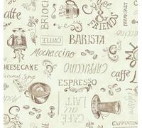 d-c-fix nappe toile cirée rectangulaire Ristretto crème 150 cm x 250 cm