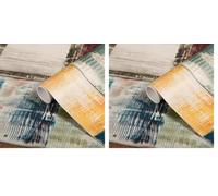 d-c-fix Papier adhésif pour Meuble décor Bahia - Film Autocollant décoratif Rouleau Vinyle - pour Cuisine, Porte, Table - décoration revêtement Peint Stickers Collant - 67,5 cm x 2 m (Lot de 2)