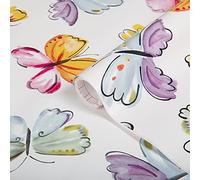 d-c-fix papier adhésif pour meuble décor Papillon - film autocollant décoratif rouleau vinyle - pour cuisine, porte, table - décoration revêtement peint stickers collant - 45 cm x 2 m