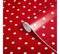 d-c-fix papier adhésif pour meuble décor Petersen Rouge - film autocollant décoratif rouleau vinyle - pour cuisine, porte, table - décoration revêtement peint stickers collant - 45 cm x 2 m