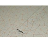 d-c-fix papier adhésif pour meuble décor Tico or - film autocollant décoratif rouleau vinyle - pour cuisine, porte, table - décoration revêtement peint stickers collant - 45 cm x 2 m