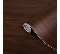 d-c-fix papier adhésif pour meuble effet bois Bouleau de pomme chocolat - film autocollant décoratif rouleau vinyle - cuisine décoration revêtement peint stickers collant - 90 cm x 2,1 m