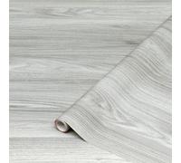 d-c-fix papier adhésif pour meuble effet bois Sangallo Gris clair - film autocollant décoratif rouleau vinyle - pour cuisine, porte - décoration revêtement peint stickers collant - 90 cm x 2,1 m