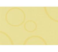 d-c-fix set de table Catania Cercle jaune - lavable - plastique PVC vinyle dessous assiette - 30 cm x 45 cm rectangulaire