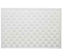 d-c-fix set de table Savannah Bast Blanc - lavable - plastique PVC vinyle dessous assiette - 30 cm x 43 cm rectangulaire