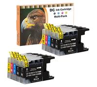 D&C Lot de 10 cartouches d'encre compatibles avec Brother LC-1220 LC-1240 XL pour Brother MFC-J280W MFC-J425W MFC-J430W MFC-J280W MFC-J435W MFC-J5910DW MFC-J625DW MFC-J6510DW MFC-J6710DW J6910DW