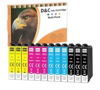 D&C Lot de 12 cartouches d'encre 503XL compatibles avec Epson 503 XL pour Epson wf 2960 pour Workforce WF-2960DWF WF-2965 WF-2965DWF, Expression Home XP-5200 XP-5205