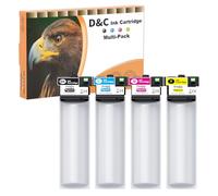 D&C T11D1-T11D4 Cartouches d'encre pour Cartouches Epson T11D1 T11D2 T11D3 T11D4 avec Epson Workforce Pro WF-C5390DW, WF-C5390DN, WF-C5390DW BAM, WF-C5890DWF, WF-C5890DWF BAM (Lot de 4)