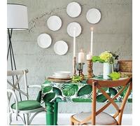 d-c-fix nappe de table toile cirée Manhattan Java - anti-tache en plastique PVC - linge enduite pour intérieur et extérieur - 150 cm rond