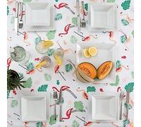 D-C-TABLE Nappe Toile ciree Ronde Manhattan sudsee 150cm