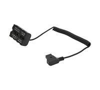 D - Connecteur pour Alimentation NP - Adaptateur Secteur F550, kit de couplage de Batterie factice pour lumière d’appoint et Moniteur, câble DC 7,4 V avec Cordon à Ressort de 40 à