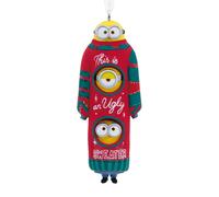 D coration de No l Hallmark Minions : L'Ascension de Gru Bob Kevin et Stuart Les Minions en pull de No l moche