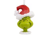 D coration de No l Le Grinch avec un chapeau de P re No l de Hallmark, par Dr. Seuss