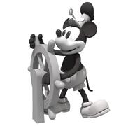D coration de No l souvenir Hallmark 2021, figurines du film Disney Mickey's Steamboat Willie