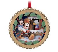 D coration de No l souvenir Hallmark 2023, papier artisanal Disney Mickey's Christmas Carol 40e anniversaire, cadeaux pour les fans de Disney