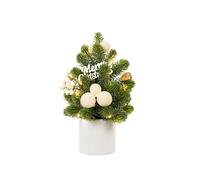 D??coration No?l ?? LED Pinecone Ornement du festival moderne avec des lumi??res blanches chaudes pour les chemin?? champagne