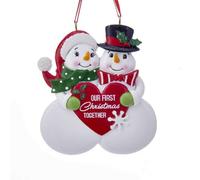 D coration NOTRE PREMIER NO L ENSEMBLE de Kurt Adler en r sine, 9,5 cm