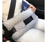 D. Cozy Hysterectomy Pillow with Pocket for Hot Cold Pack, After Surgery Hysterectomy Recovery Must Haves Car Seatbelt Pillows Gifts Abdominal Tummy Tuck Belly Cushion Minky Dot Light Gray