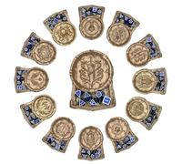 D&D Class Dessous de verre en bois gravé au laser avec plateau cube - Classes DND pour les fans de donjons et de dragons (Wizard)