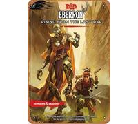 D&D Eberron Rising from the Last War - Plaque en métal rétro - Décoration murale pour maison, café, bar, 20,3 x 30,5 cm