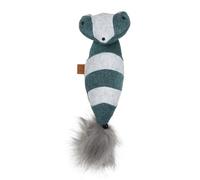 D&D HOME-Jouet pour chat de grande taille coloris bleu raton laveur cuddle Europet - 40 x 11 x 10 cm