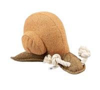 D&D Home, Jouet pour Chiens Sheldon Chenille 25x12x20 cm Brun, Antennes en Corde nouée, couineur en Forme de crêpe, Tissu intérieur Robuste, Conception néerlandaise