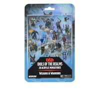 D&D Idols of The Realms Miniatures 2D : Wizards & Warriors - 2D Set