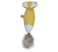 D&D Jouet Pour Chat Rocco Renard 40Cm Jaune - Peluche Avec Herbe À Chat