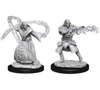 D&D NOLZURS Lot De 6 Figurines Non Peintes W13 Elf Sorcier Homme