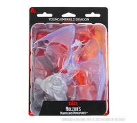 D&D NOLZURS Marvelous Figurines Non Peintes W17 Jeune Dragon Émeraude