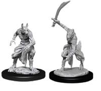 D&D NOLZUR'S MARVELOUS SANS Peinture Figurines Jackalwere (Lot De 6)