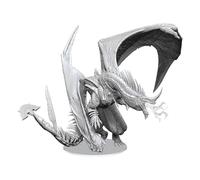Wizkids D&d Nolzur´s Marvelous Miniatures Ancient Blue Dragon Unpainted Miniatures 20 Cm Argenté Enfants