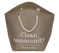 D&D Panier pour Chat Animal Domestique Cave Laundry Sac Marron, Avec Coussin,